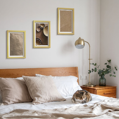 Sada obrazů na zeď Kamenné stavby v moderním minimalistickém stylu