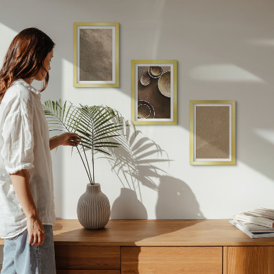 Sada obrazů na zeď Kamenné stavby v moderním minimalistickém stylu