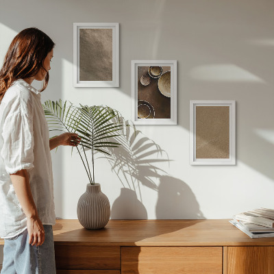 Sada obrazů na zeď Kamenné stavby v moderním minimalistickém stylu