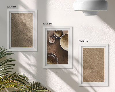 Sada obrazů na zeď Kamenné stavby v moderním minimalistickém stylu