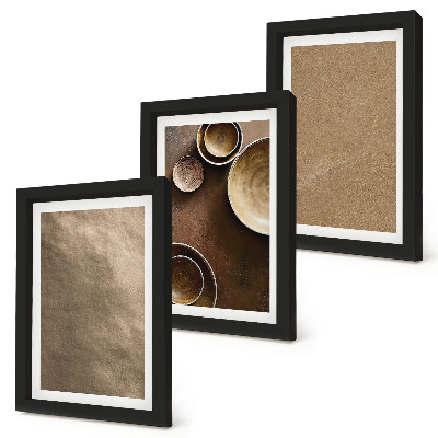 Sada obrazů na zeď Kamenné stavby v moderním minimalistickém stylu