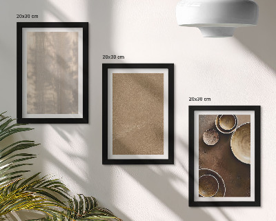 Sada tří obrazů Struktury a textury v minimalistickém stylu
