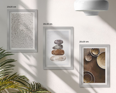 Vícedílný obraz v rámu Textury v moderním designu umění