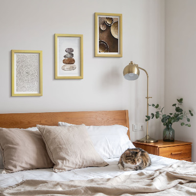 Vícedílný obraz v rámu Textury v moderním designu umění