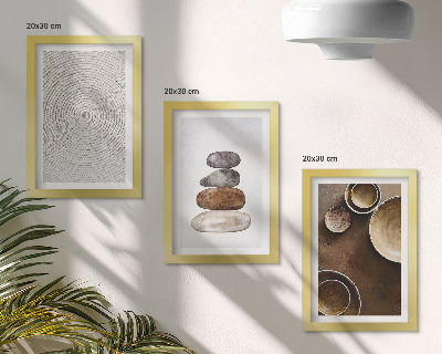Vícedílný obraz v rámu Textury v moderním designu umění