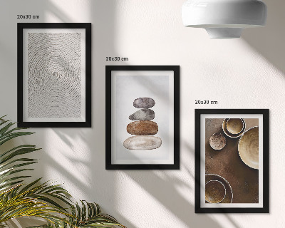 Vícedílný obraz v rámu Textury v moderním designu umění