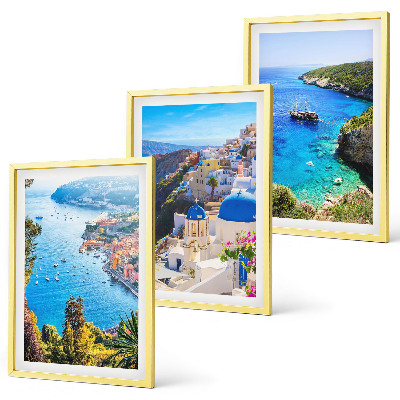 Sada obrazů do obývacího pokoje Řecké pohledy na Santorini Oia