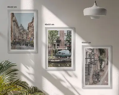 Kompozice obrazů na stěnu městské výhledy na budovy