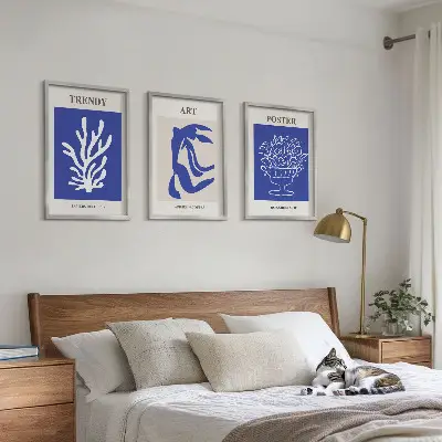 Kompozice obrazů na stěnu abstraktní plakáty ve stylu Matisse