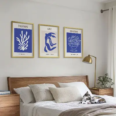 Kompozice obrazů na stěnu abstraktní plakáty ve stylu Matisse