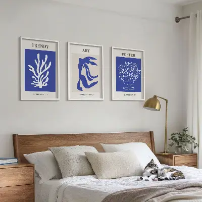 Kompozice obrazů na stěnu abstraktní plakáty ve stylu Matisse