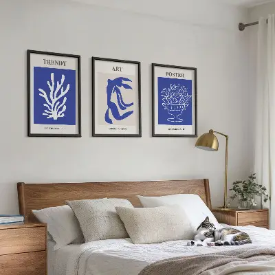 Kompozice obrazů na stěnu abstraktní plakáty ve stylu Matisse