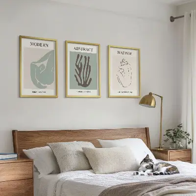 Kompozice obrazů na stěnu stylové abstraktní obrazy ve stylu Matisse
