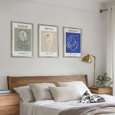 Sada obrazů do obývacího pokoje pastelová grafika Henriho Matisse