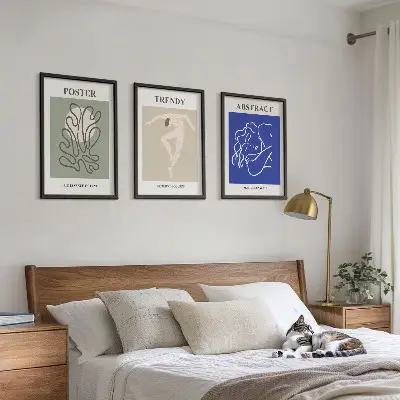 Sada obrazů do obývacího pokoje pastelová grafika Henriho Matisse