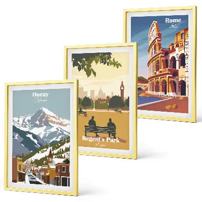Kompozice obrazů na stěnu londýnský kolosál Ouray Mountains