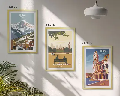 Kompozice obrazů na stěnu londýnský kolosál Ouray Mountains