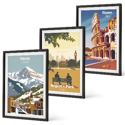 Kompozice obrazů na stěnu londýnský kolosál Ouray Mountains