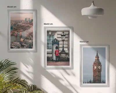 Kompozice obrazů na stěnu Big Ben a londýnský most