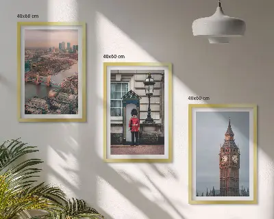 Kompozice obrazů na stěnu Big Ben a londýnský most