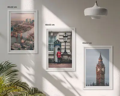Kompozice obrazů na stěnu Big Ben a londýnský most