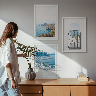 Kompozice obrazů na stěnu Námořní architektura Řecka