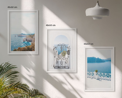 Kompozice obrazů na stěnu Námořní architektura Řecka