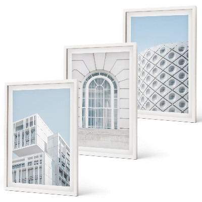 Kompozice obrazů na stěnu Geometrie moderní architektury