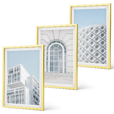 Kompozice obrazů na stěnu Geometrie moderní architektury