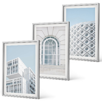 Kompozice obrazů na stěnu Geometrie moderní architektury