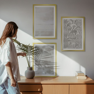 Kompozice obrazů na stěnu Moderní minimalistické textury