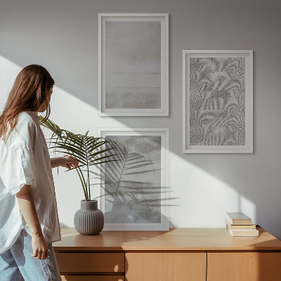 Kompozice obrazů na stěnu Moderní minimalistické textury