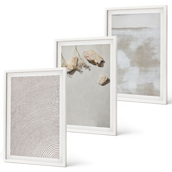Sada obrazů do obývacího pokoje Pískovce boho textura