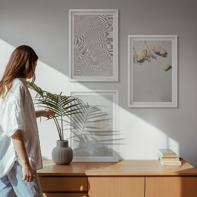 Sada obrazů do obývacího pokoje Pískovce boho textura