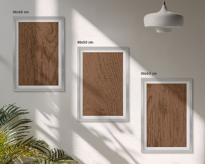 Sada obrazů do obývacího pokoje Minimalismus textury kůry dřeva