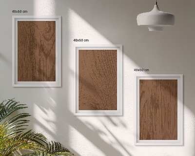Sada obrazů do obývacího pokoje Minimalismus textury kůry dřeva