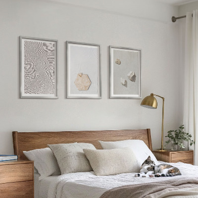 Sada 3 obrazů Lehké boho pískové textury