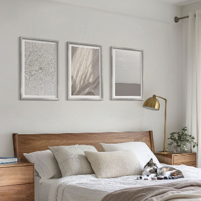Sada 3 obrazů Přírodní boho textury