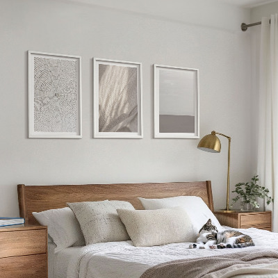 Sada 3 obrazů Přírodní boho textury