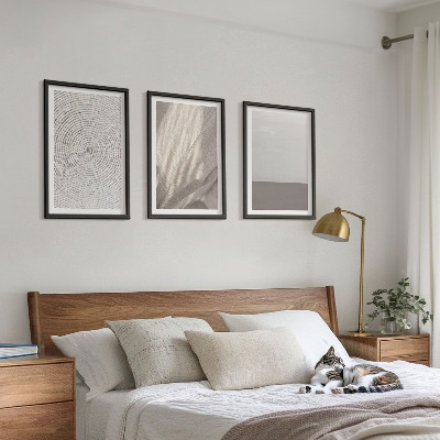 Sada 3 obrazů Přírodní boho textury
