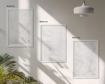 Sada 3 obrazů minimalistické pozadí s bílými skvrnami