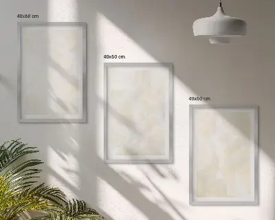 Sada obrazů do obývacího pokoje s designem s jasnými texturami barvy