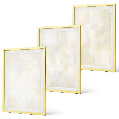 Sada obrazů do obývacího pokoje s designem s jasnými texturami barvy