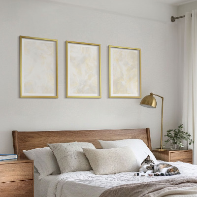 Sada obrazů do obývacího pokoje Design s jasnými texturami barvy