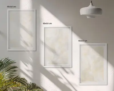 Sada obrazů do obývacího pokoje s designem s jasnými texturami barvy