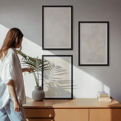 Sada obrazů do obývacího pokoje Design s jasnými texturami barvy