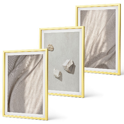 Sada obrazů do obývacího pokoje Detailní záběry struktury v boho stylu