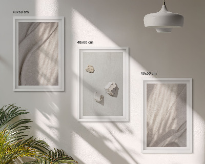 Sada obrazů do obývacího pokoje Detailní záběry struktury v boho stylu