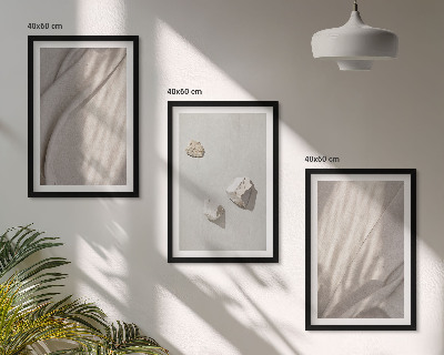 Sada obrazů do obývacího pokoje Detailní záběry struktury v boho stylu