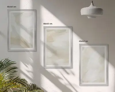 Sada obrazů na stěnu minimalismus s texturou barev